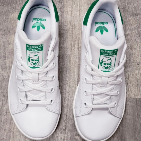🆕️ NWT🎁 Adidas Stan Smith Youth Sz 3 Big Kid - Picture 3 of 13